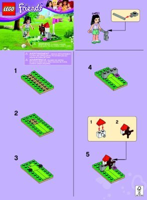 Notice / Instructions de Montage - LEGO - 30203 - Mini golf: Page 1