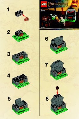 Notice / Instructions de Montage - LEGO - 30210 - Frodo with cooking corner: Page 1