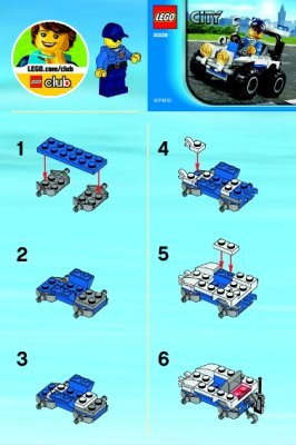 Notice / Instructions de Montage - LEGO - 30228 - Police ATV: Page 1