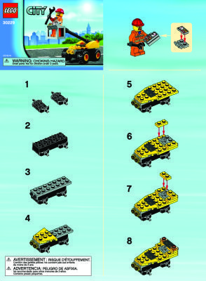 Notice / Instructions de Montage - LEGO - 30229 - Repair Lift: Page 1