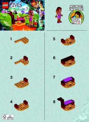 Notice / Instructions de Montage - LEGO - 30259 - Azari’s Magic Fire: Page 1