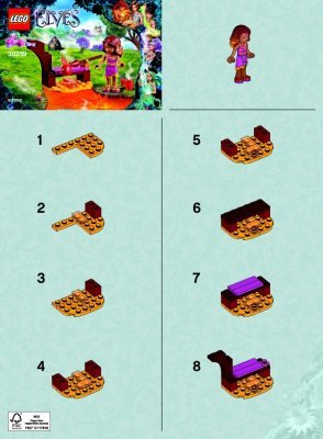 Notice / Instructions de Montage - LEGO - 30259 - Azari’s Magic Fire: Page 1