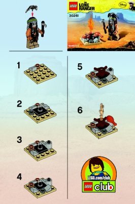 Notice / Instructions de Montage - LEGO - 30261 - Tonto's Campfire: Page 1