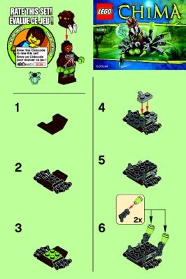 Notice / Instructions de Montage - LEGO - 30263 - Spider Crawler: Page 1