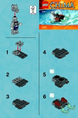 Notice / Instructions de Montage - LEGO - 30266 - Sykor’s Ice Cruiser: Page 1