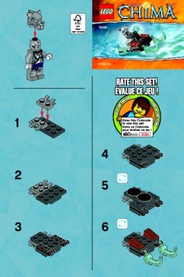 Notice / Instructions de Montage - LEGO - 30266 - Sykor’s Ice Cruiser: Page 1