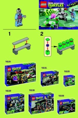 Notice / Instructions de Montage - LEGO - 30270 - Kraang Laser Turret: Page 1