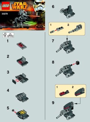 Notice / Instructions de Montage - LEGO - 30274 - AT-DP™: Page 1