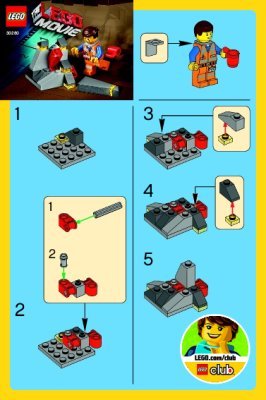 Notice / Instructions de Montage - LEGO - 30280 - The piece of resistance: Page 1