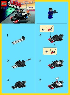 Notice / Instructions de Montage - LEGO - 30282 - Super Secret Police Enforcer: Page 1