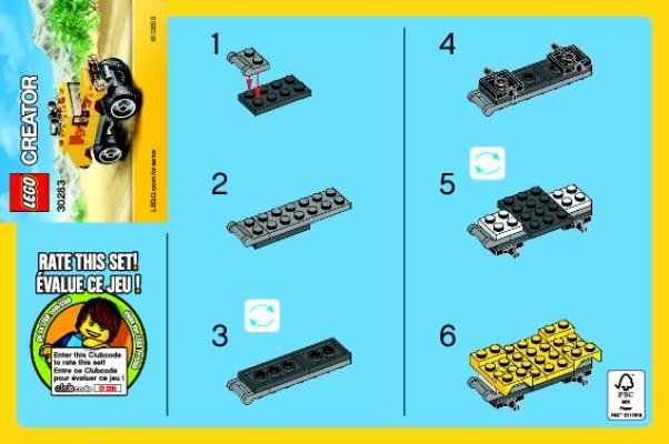 Notice / Instructions de Montage - LEGO - 30283 - Off-Road: Page 1