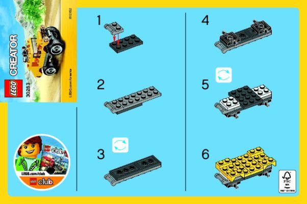 Notice / Instructions de Montage - LEGO - 30283 - Off-Road: Page 1