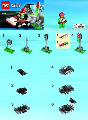 Notice / Instructions de Montage - LEGO - 30314 - Go-Kart Racer: Page 1