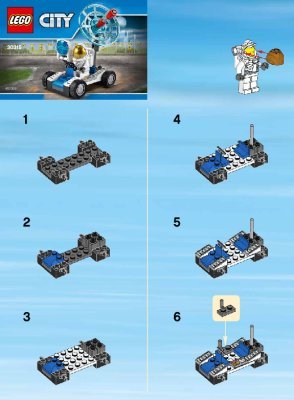 Notice / Instructions de Montage - LEGO - 30315 - Space Vehicle: Page 1