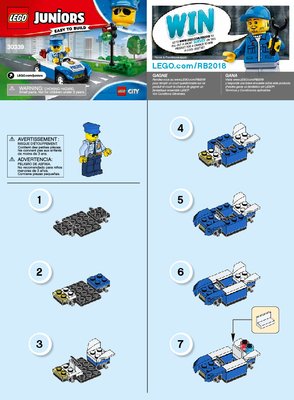 Notice / Instructions de Montage - LEGO - 30339 - Traffic Light Patrol: Page 1