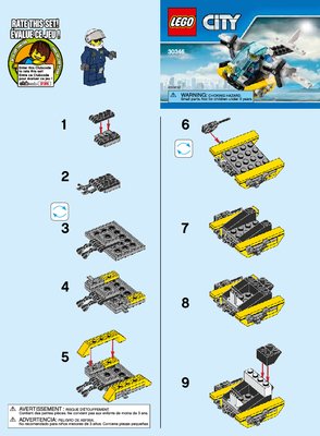 Notice / Instructions de Montage - LEGO - 30346 - Prison Island Helicopter: Page 1