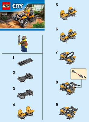 Notice / Instructions de Montage - LEGO - 30355 - Jungle ATV: Page 1