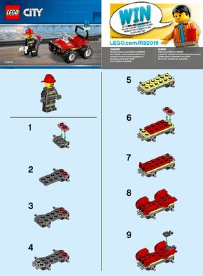 Notice / Instructions de Montage - LEGO - 30361 - Fire ATV: Page 1