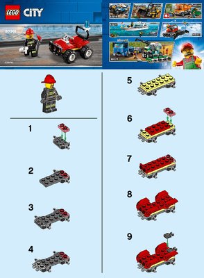 Notice / Instructions de Montage - LEGO - 30361 - Fire ATV: Page 1