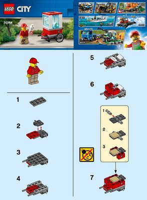 Notice / Instructions de Montage - LEGO - 30364 - Popcorn Cart: Page 1