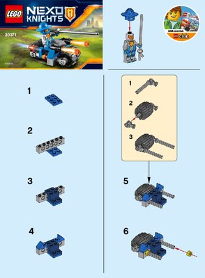 Notice / Instructions de Montage - LEGO - 30371 - Knight’s Cycle: Page 1