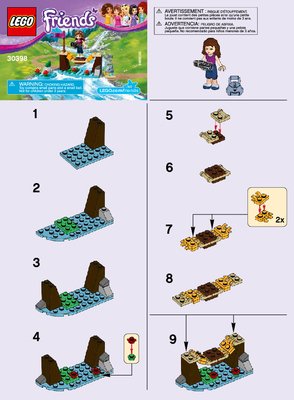 Notice / Instructions de Montage - LEGO - 30398 - Adventure Camp Bridge: Page 1