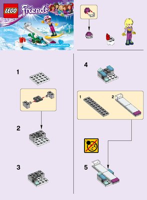 Notice / Instructions de Montage - LEGO - 30402 - Snowboard Tricks: Page 1