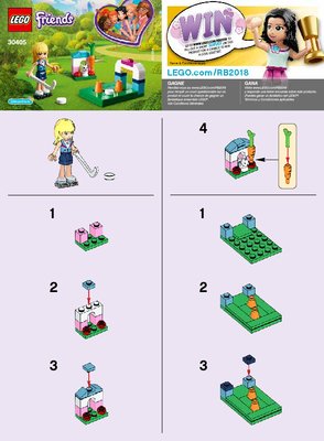 Notice / Instructions de Montage - LEGO - 30405 - Stephanie's Hockey Practice: Page 1