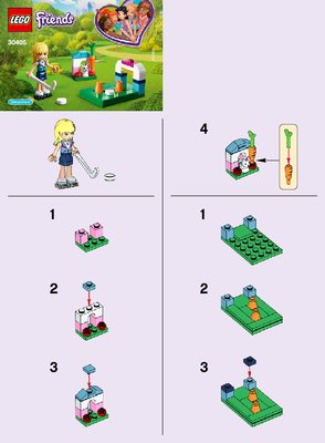 Notice / Instructions de Montage - LEGO - 30405 - Stephanie's Hockey Practice: Page 1