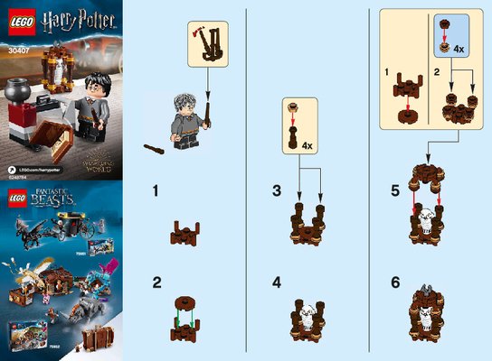 Notice / Instructions de Montage - LEGO - 30407 - Harry´s Journey to Hogwarts™: Page 1