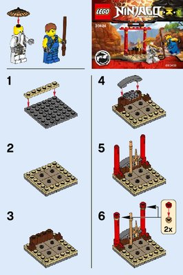 Notice / Instructions de Montage - LEGO - 30424 - WU-CRU Training Dojo: Page 1