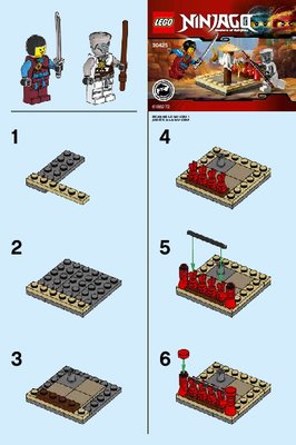 Notice / Instructions de Montage - LEGO - 30425 - CRU Masters' Training Grounds: Page 1