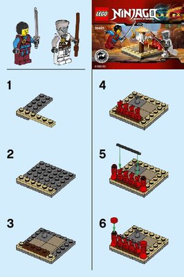 Notice / Instructions de Montage - LEGO - 30425 - CRU Masters' Training Grounds: Page 1