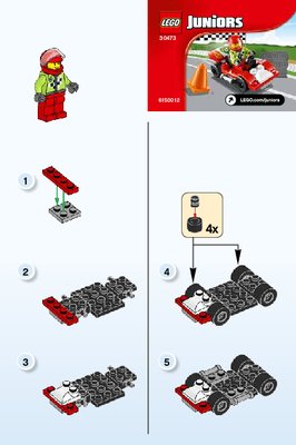 Notice / Instructions de Montage - LEGO - 30473 - Racer: Page 1