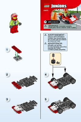 Notice / Instructions de Montage - LEGO - 30473 - Racer: Page 1