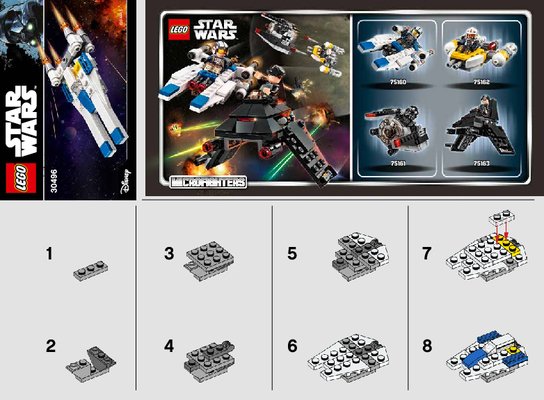 Notice / Instructions de Montage - LEGO - 30496 - U-Wing Fighter: Page 1