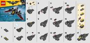 Notice / Instructions de Montage - LEGO - 30524 - The Mini Batwing: Page 1