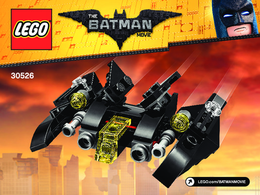 Notice / Instructions de Montage - LEGO - 30526 - The Mini Ultimate Batmobile: Page 1