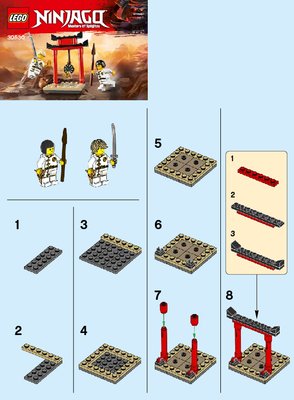 Notice / Instructions de Montage - LEGO - 30530 - WU-CRU Target Training: Page 1