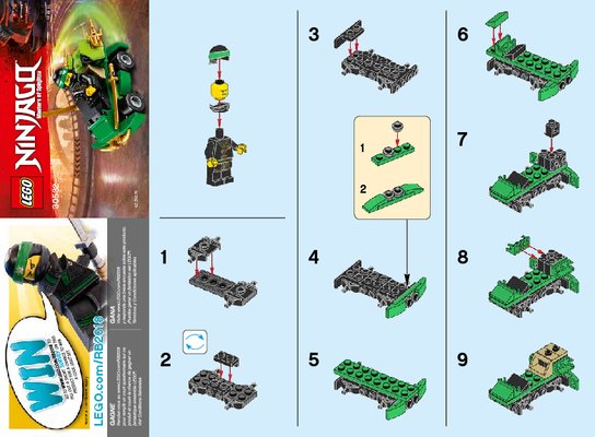 Notice / Instructions de Montage - LEGO - 30532 - TURBO: Page 1