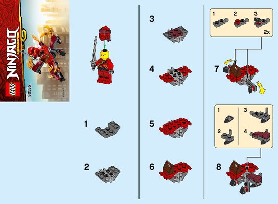 Notice / Instructions de Montage - LEGO - 30535 - Fire Flight: Page 1