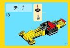 Notice / Instructions de Montage - LEGO - Creator - 31002 - Le super bolide: Page 21