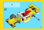 Notice / Instructions de Montage - LEGO - Creator - 31002 - Le super bolide: Page 45