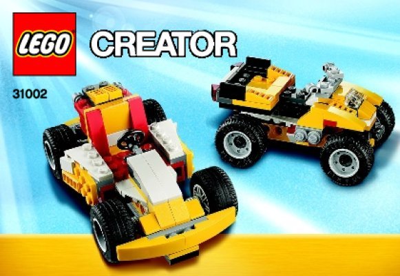 Notice / Instructions de Montage - LEGO - Creator - 31002 - Le super bolide: Page 1