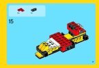 Notice / Instructions de Montage - LEGO - Creator - 31002 - Le super bolide: Page 17