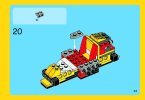 Notice / Instructions de Montage - LEGO - Creator - 31002 - Le super bolide: Page 23