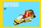 Notice / Instructions de Montage - LEGO - Creator - 31002 - Le super bolide: Page 31