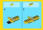 Notice / Instructions de Montage - LEGO - Creator - 31002 - Le super bolide: Page 43