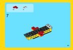 Notice / Instructions de Montage - LEGO - Creator - 31002 - Le super bolide: Page 45