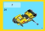 Notice / Instructions de Montage - LEGO - Creator - 31002 - Le super bolide: Page 67